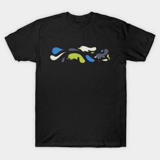 Cool color wave of Platypi T-Shirt